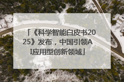 《科学智能白皮书2025》发布，中国引领AI应用型创新领域
