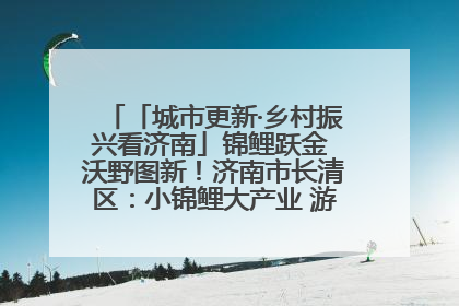 「城市更新·乡村振兴看济南」锦鲤跃金 沃野图新！济南市长清区：小锦鲤大产业 游出农旅新风景
