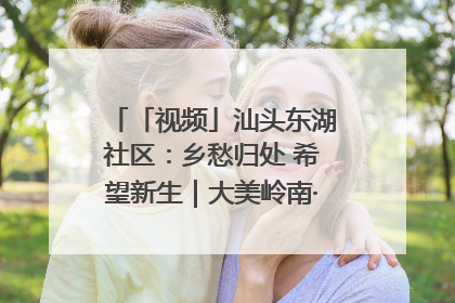 「视频」汕头东湖社区：乡愁归处 希望新生｜大美岭南·百村焕新记