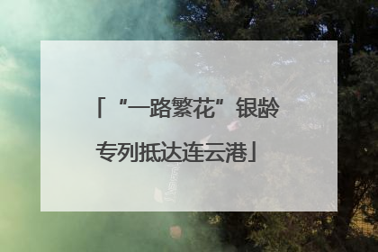 “一路繁花”银龄专列抵达连云港