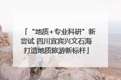 “地质+专业科研”新尝试 四川宜宾兴文石海打造地质旅游新标杆