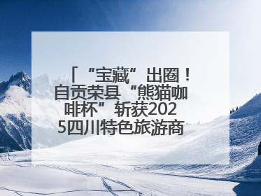 “宝藏”出圈！自贡荣县“熊猫咖啡杯”斩获2025四川特色旅游商品大赛铜奖