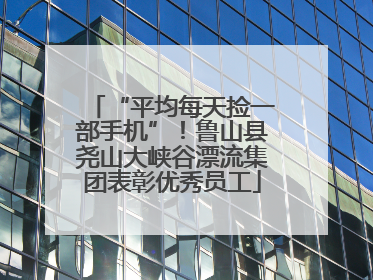 “平均每天捡一部手机”！鲁山县尧山大峡谷漂流集团表彰优秀员工