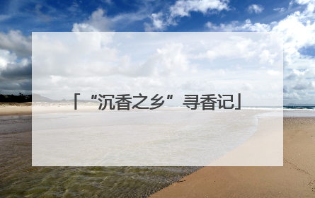 “沉香之乡”寻香记