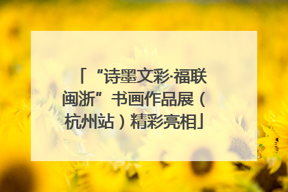 “诗墨文彩·福联闽浙”书画作品展（杭州站）精彩亮相