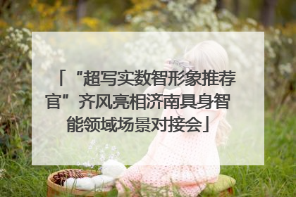 “超写实数智形象推荐官”齐风亮相济南具身智能领域场景对接会