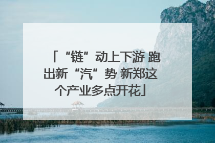 “链”动上下游 跑出新“汽”势 新郑这个产业多点开花