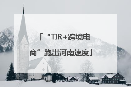 “TIR+跨境电商”跑出河南速度