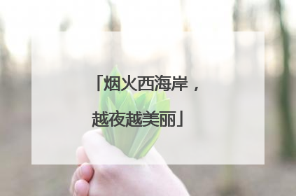 烟火西海岸，越夜越美丽