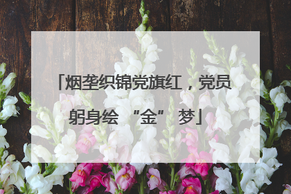 烟垄织锦党旗红，党员躬身绘 “金” 梦