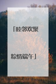 睦邻欢聚 粽情端午