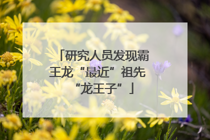 研究人员发现霸王龙“最近”祖先“龙王子”
