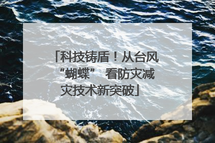 科技铸盾！从台风“蝴蝶” 看防灾减灾技术新突破
