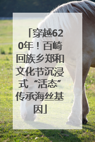 穿越620年！百崎回族乡郑和文化节沉浸式“活态”传承海丝基因