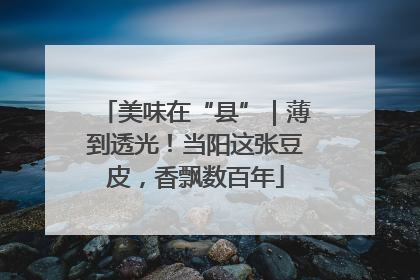 美味在“县”｜薄到透光！当阳这张豆皮，香飘数百年