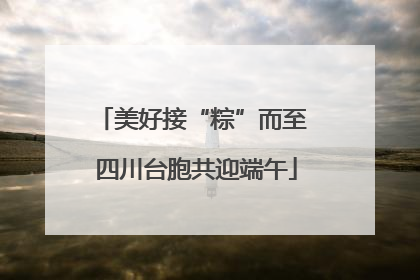 美好接“粽”而至 四川台胞共迎端午