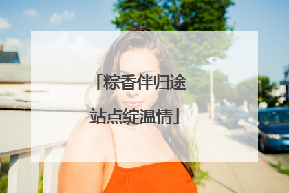 粽香伴归途 站点绽温情