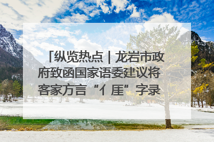 纵览热点｜龙岩市政府致函国家语委建议将客家方言“亻厓”字录入《新华字典》引发热议，当地回应