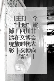 主打一个“非遗”震撼！四川非遗在文博会绽放时代光彩｜文博向“新”