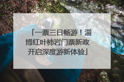 一票三日畅游！淄博红叶柿岩门票新政开启深度游新体验