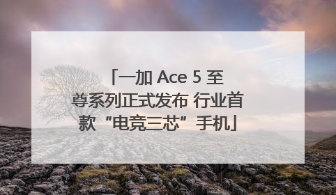 一加 Ace 5 至尊系列正式发布 行业首款“电竞三芯”手机