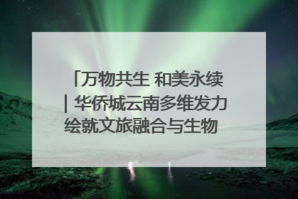 万物共生 和美永续｜华侨城云南多维发力 绘就文旅融合与生物多样性保护新图景
