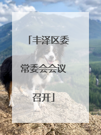 丰泽区委常委会会议召开