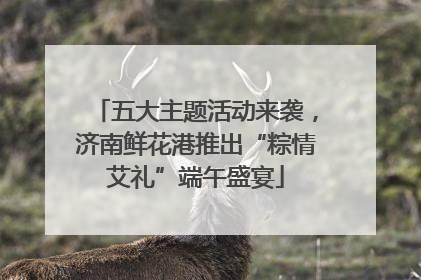 五大主题活动来袭，济南鲜花港推出“粽情艾礼”端午盛宴