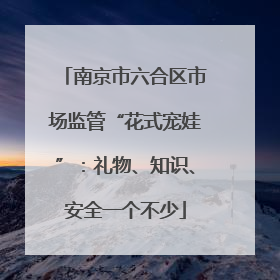 南京市六合区市场监管“花式宠娃”：礼物、知识、安全一个不少