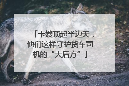 卡嫂顶起半边天，他们这样守护货车司机的“大后方”