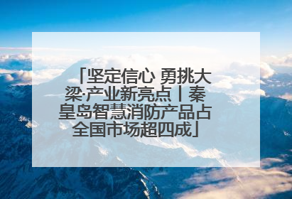 坚定信心 勇挑大梁·产业新亮点丨秦皇岛智慧消防产品占全国市场超四成