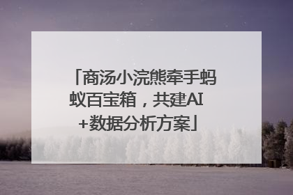 商汤小浣熊牵手蚂蚁百宝箱，共建AI+数据分析方案