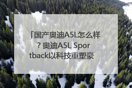 国产奥迪A5L怎么样？奥迪A5L Sportback以科技重塑豪华运动轿车市场格局