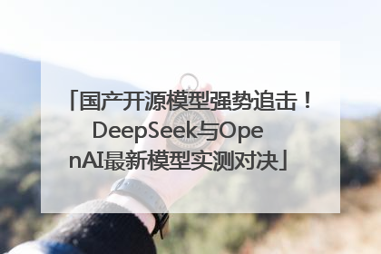 国产开源模型强势追击！DeepSeek与OpenAI最新模型实测对决