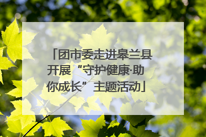 团市委走进皋兰县开展“守护健康·助你成长”主题活动