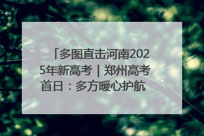 多图直击河南2025年新高考｜郑州高考首日：多方暖心护航 助力学子逐梦