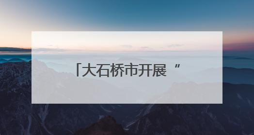 大石桥市开展“环境攻坚年”行动为决胜之战赋能
