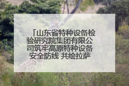 山东省特种设备检验研究院集团有限公司筑牢高原特种设备安全防线 共绘拉萨美好生活画卷