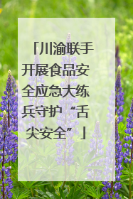 川渝联手开展食品安全应急大练兵守护“舌尖安全”