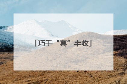 巧手“套”丰收