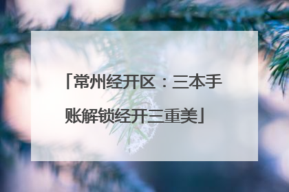 常州经开区：三本手账解锁经开三重美