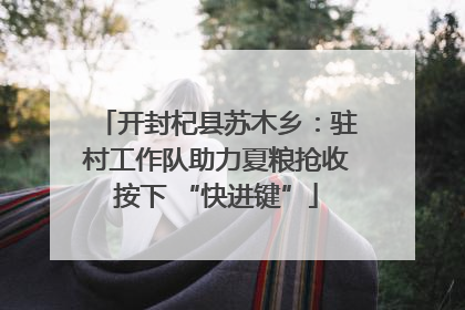 开封杞县苏木乡：驻村工作队助力夏粮抢收按下 “快进键”