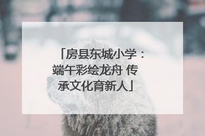 房县东城小学：端午彩绘龙舟 传承文化育新人
