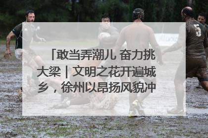 敢当弄潮儿 奋力挑大梁｜文明之花开遍城乡，徐州以昂扬风貌冲刺“万亿之城”