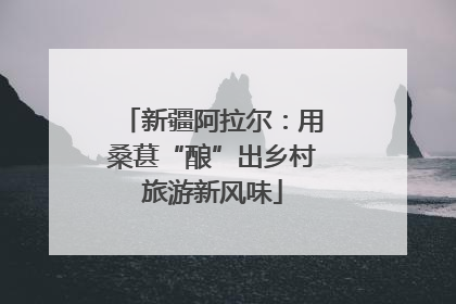 新疆阿拉尔：用桑葚“酿”出乡村旅游新风味