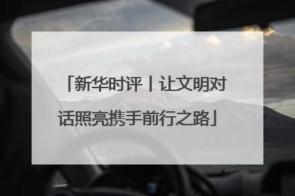 新华时评丨让文明对话照亮携手前行之路