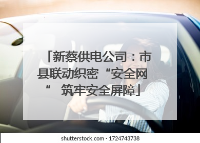 新蔡供电公司：市县联动织密“安全网” 筑牢安全屏障