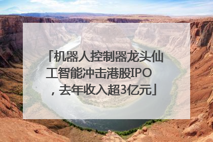 机器人控制器龙头仙工智能冲击港股IPO，去年收入超3亿元