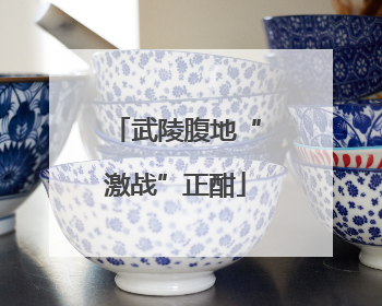 武陵腹地“激战”正酣
