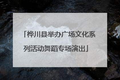 桦川县举办广场文化系列活动舞蹈专场演出